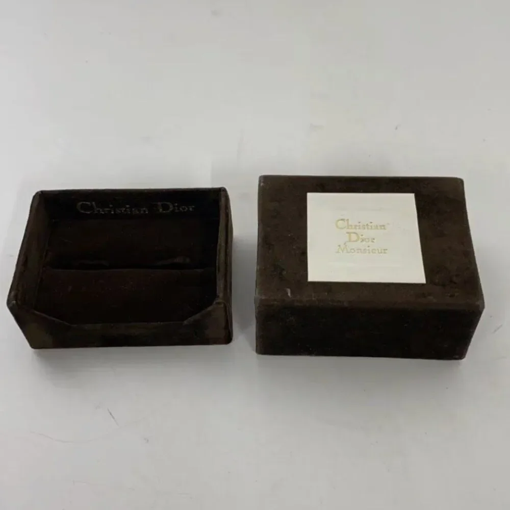 Dior Gold Hexagonal CD Cufflinks